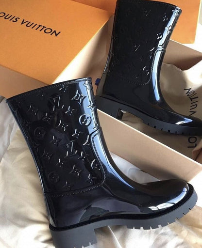 Botte en Cuir Louis Vuitton