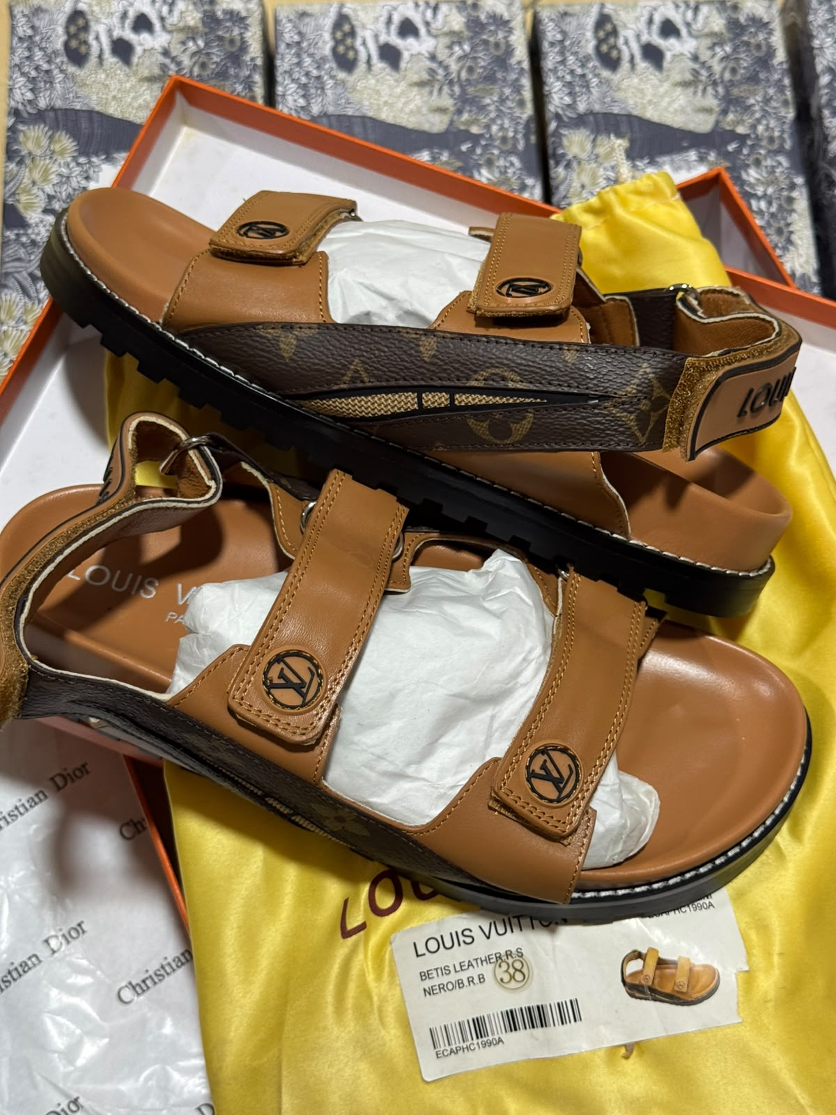 Sandale Louis Vuitton en Vrai Cuir
