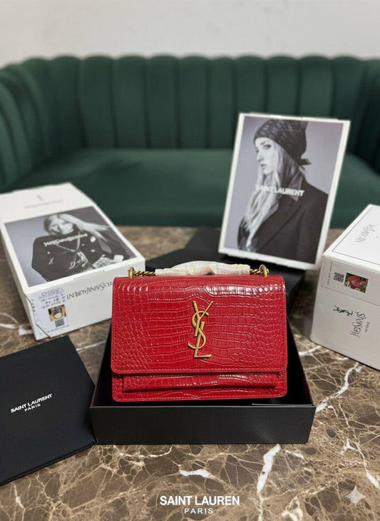 Sac Yves Saint Laurent en vrai cuir