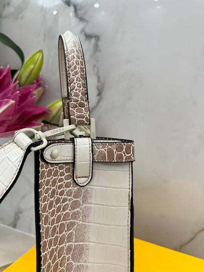 Sac de Luxe Fendi Croco En Couleurs