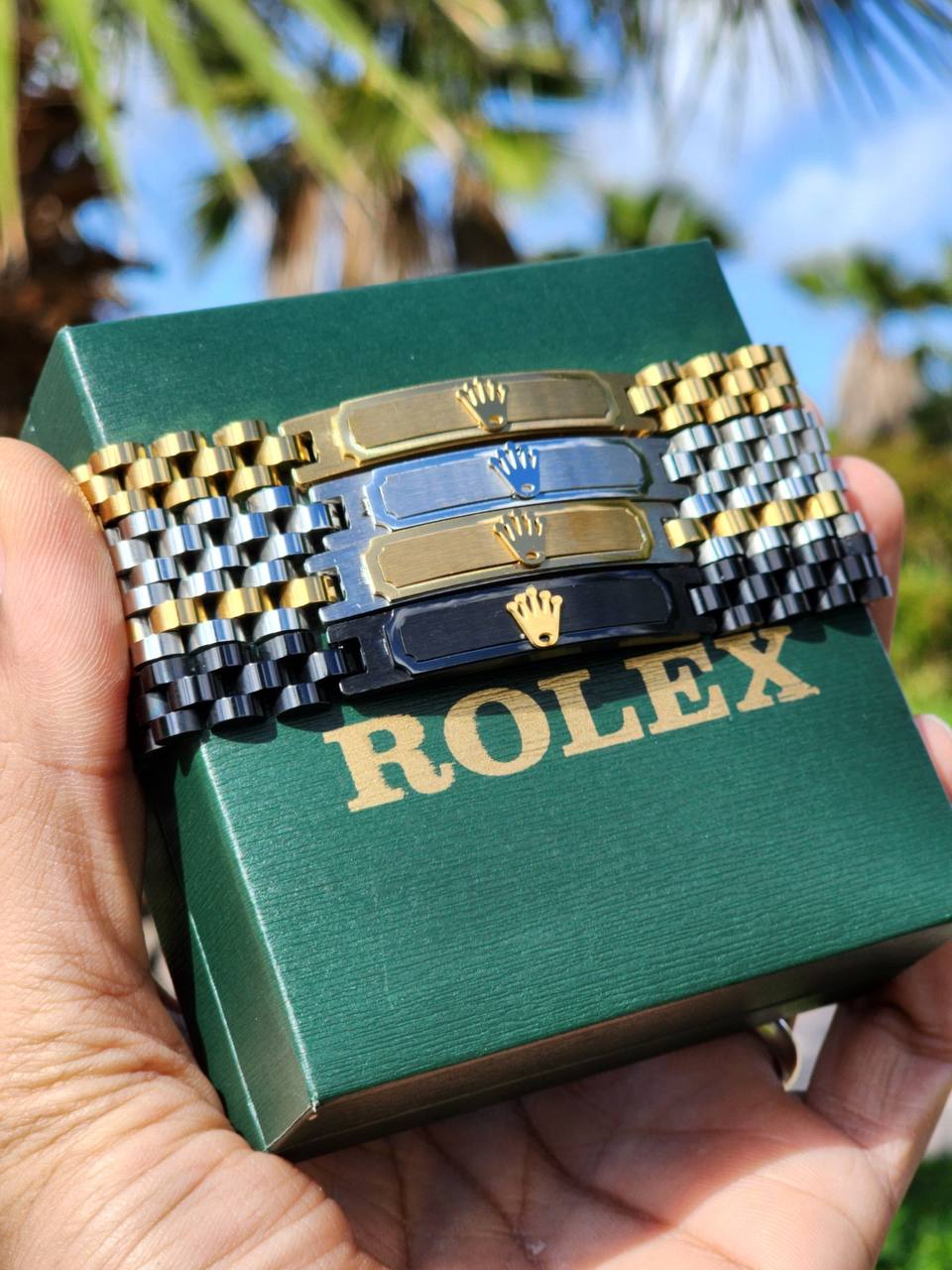 Bracelets Rolex Homme en Acier Inoxydable