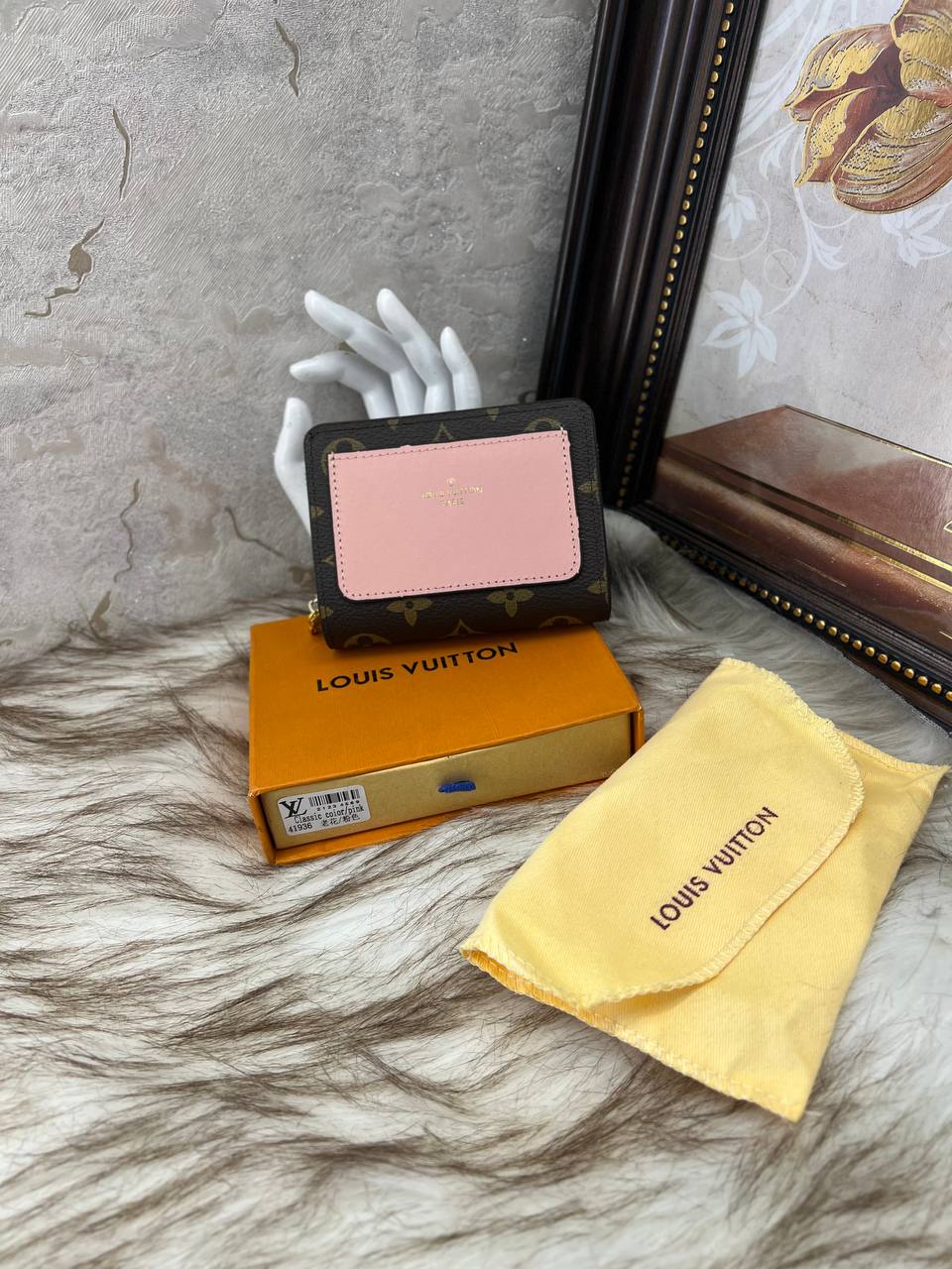 Porte feuille Louis Vuitton Monogram/Rose