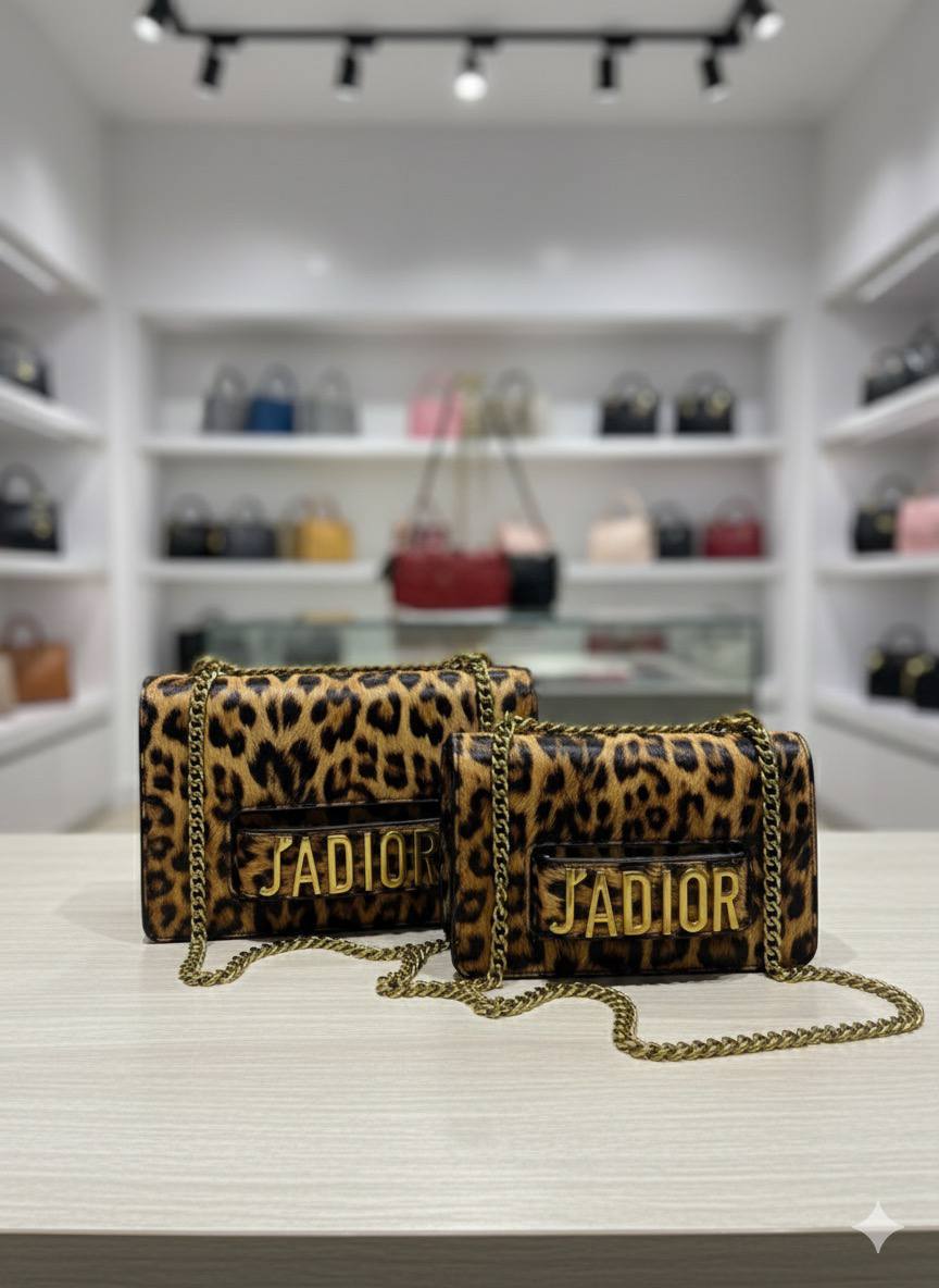 Sac J'adior tigré a Bandoulière Chainette