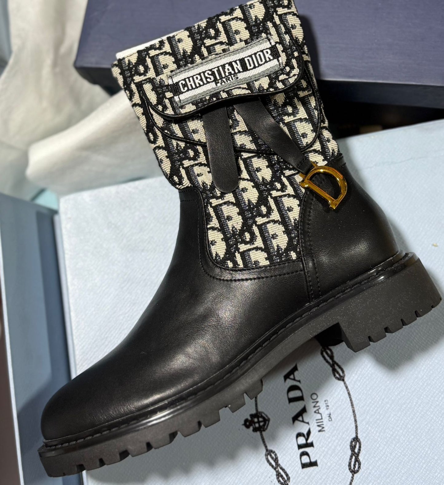 Bottine en Cuir Christian Dior