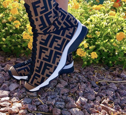 Bottine Chaussette Fendi