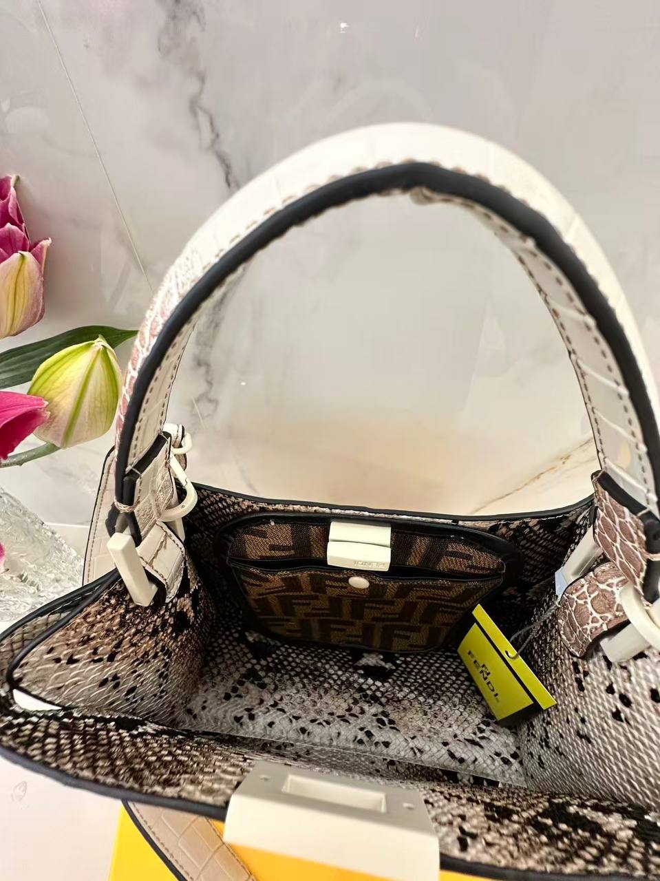 Sac de Luxe Fendi Croco En Couleurs