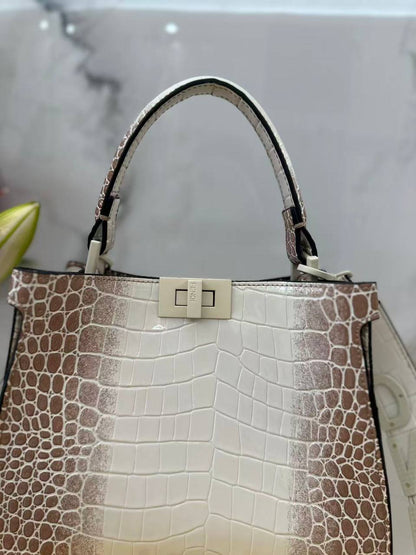 Sac de Luxe Fendi Croco En Couleurs