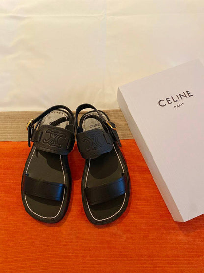 Sandale Cèline Triomph en Vrai Cuir