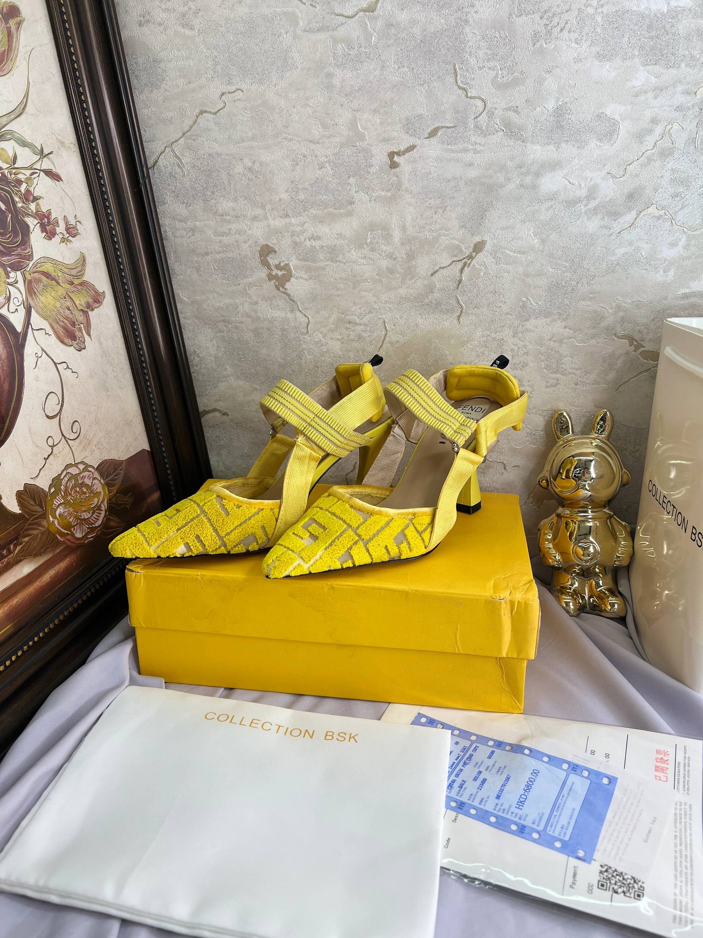 Sandale De Luxe Fendi en Couleurs