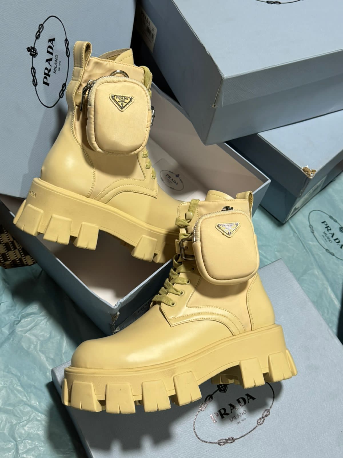 Bottine Prada en Cuir