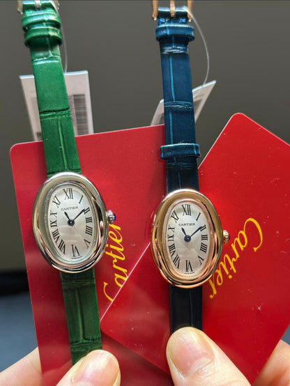 Montre Cartier Baignoire A Bracelet Cuir