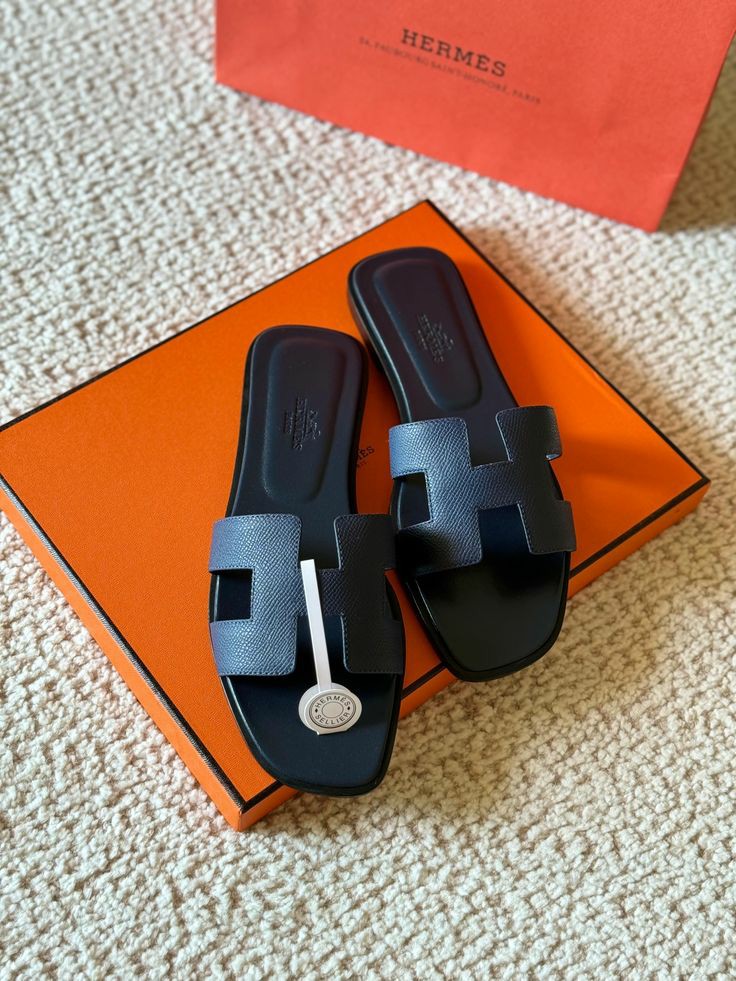Sandale Hermès Oran En Vrai Cuir