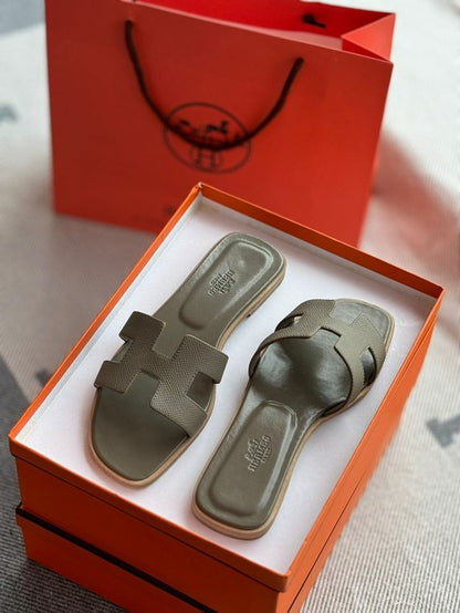 Sandale Hermès Oran En Vrai Cuir