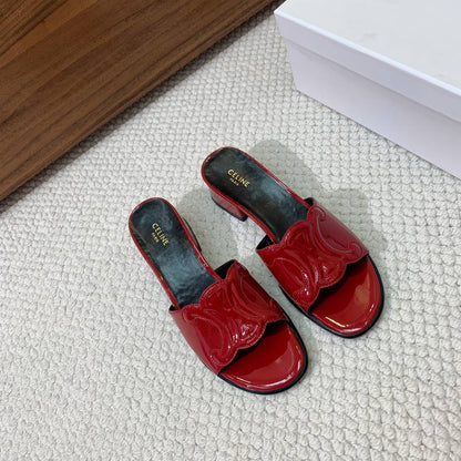 Sandale Cèline en Cuir Demi tallon