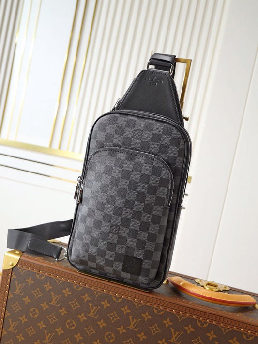 Sac a dos Louis Vuitton Damier en vrai cuir