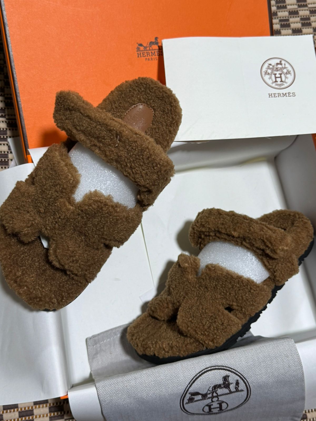 Pantoufle Hermès Chypre en Couleurs