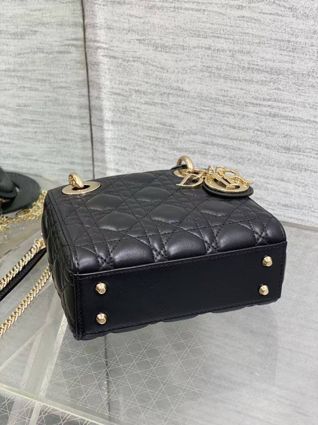 Sac Christian Dior Lady Dior en Vrai Cuir