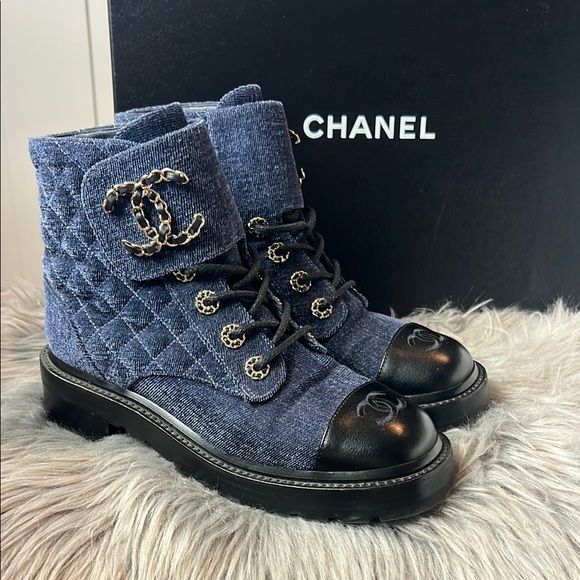 Bottine Chanel en Cuir