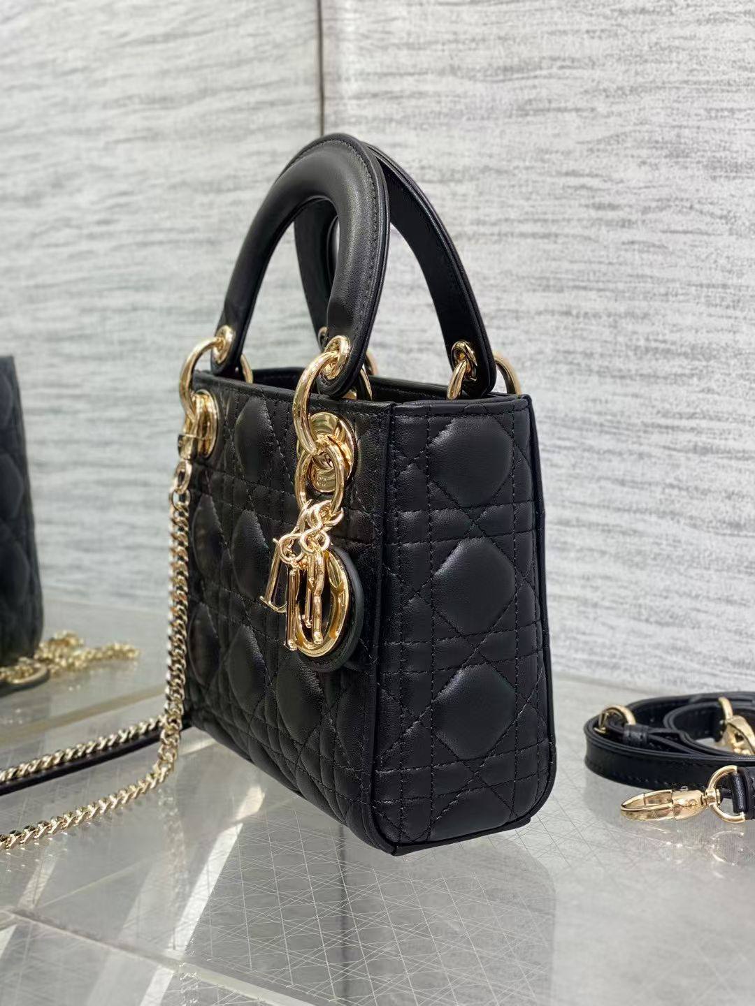 Sac Christian Dior Lady Dior en Vrai Cuir