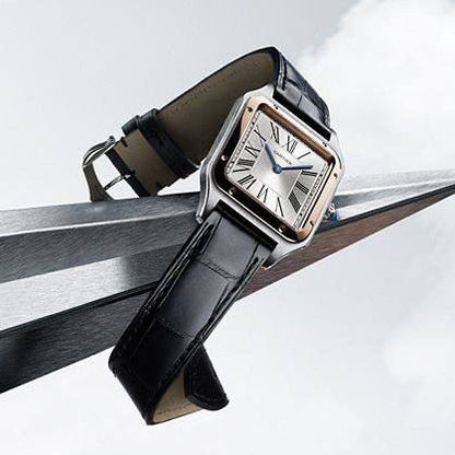 Montre Cartier Santos Dumont a Bracelet Cuir