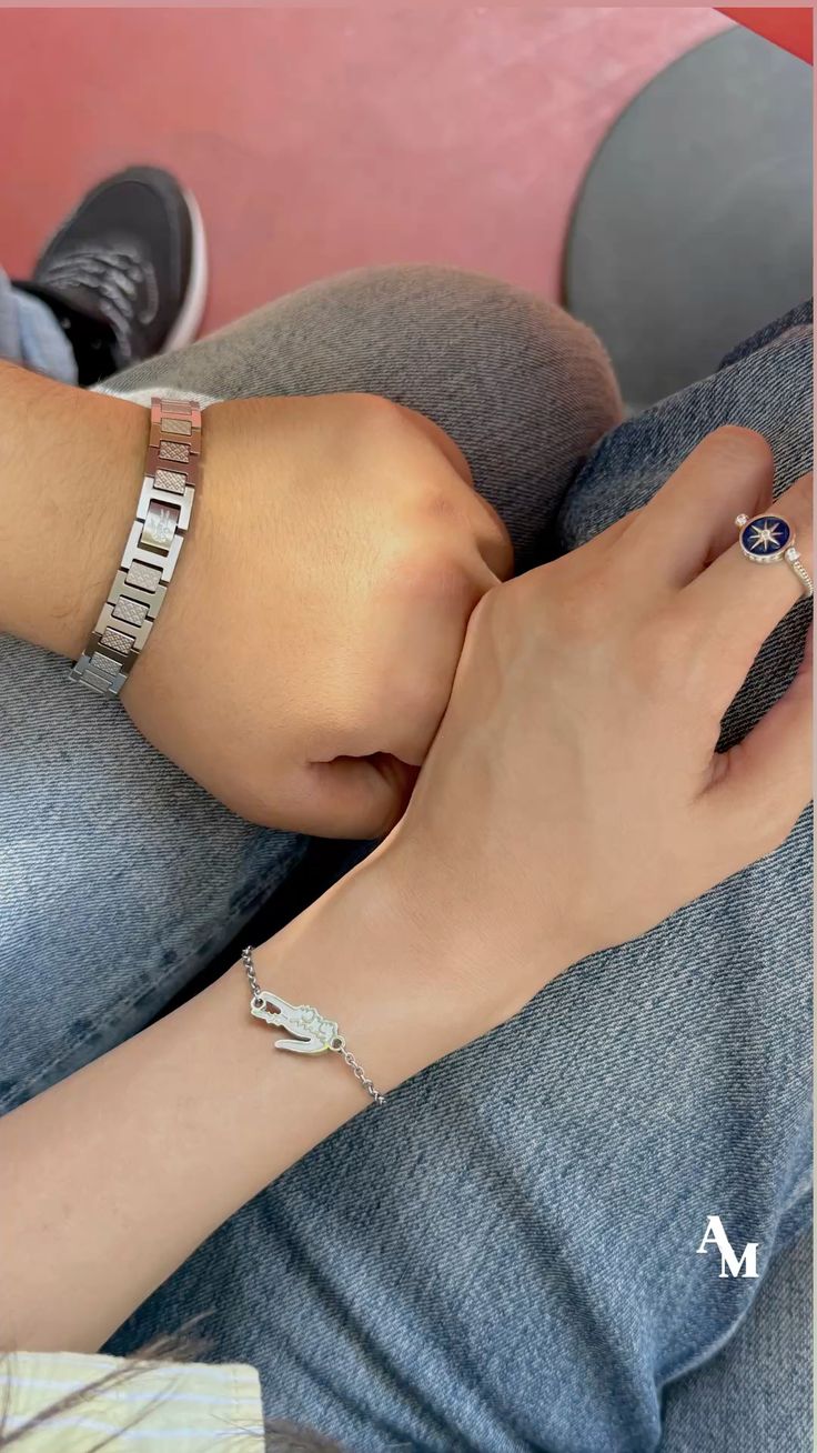 Duo Bracelets Love Lacoste Inoxydable