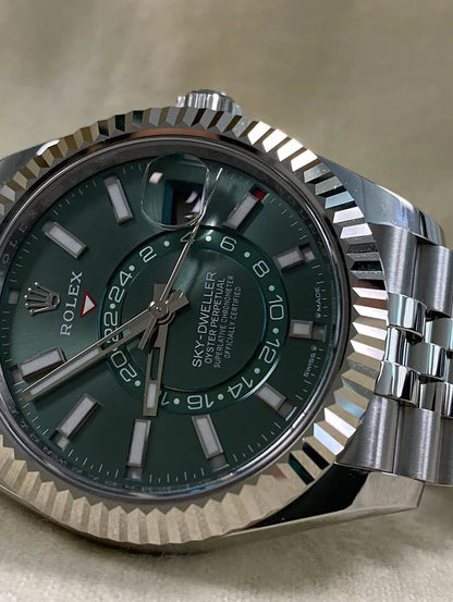 Montre Rolex Sky Dweller Édition Cadran Vert