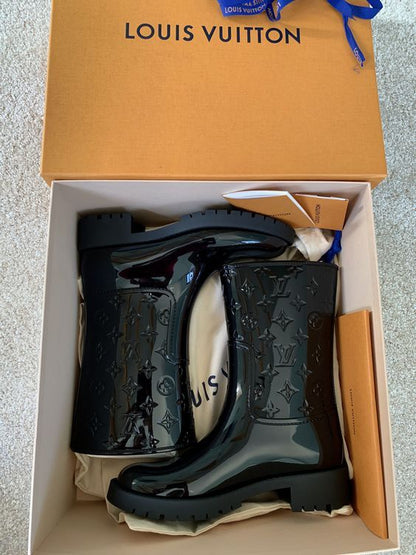 Botte en Cuir Louis Vuitton