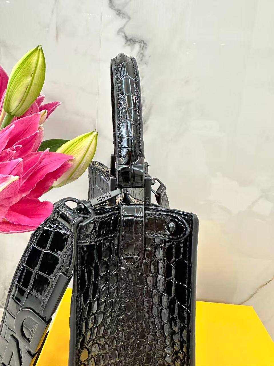 Sac de Luxe Fendi Croco En Couleurs