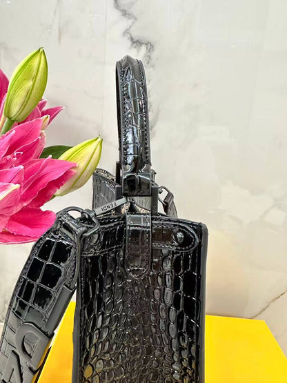 Sac de Luxe Fendi Croco En Couleurs