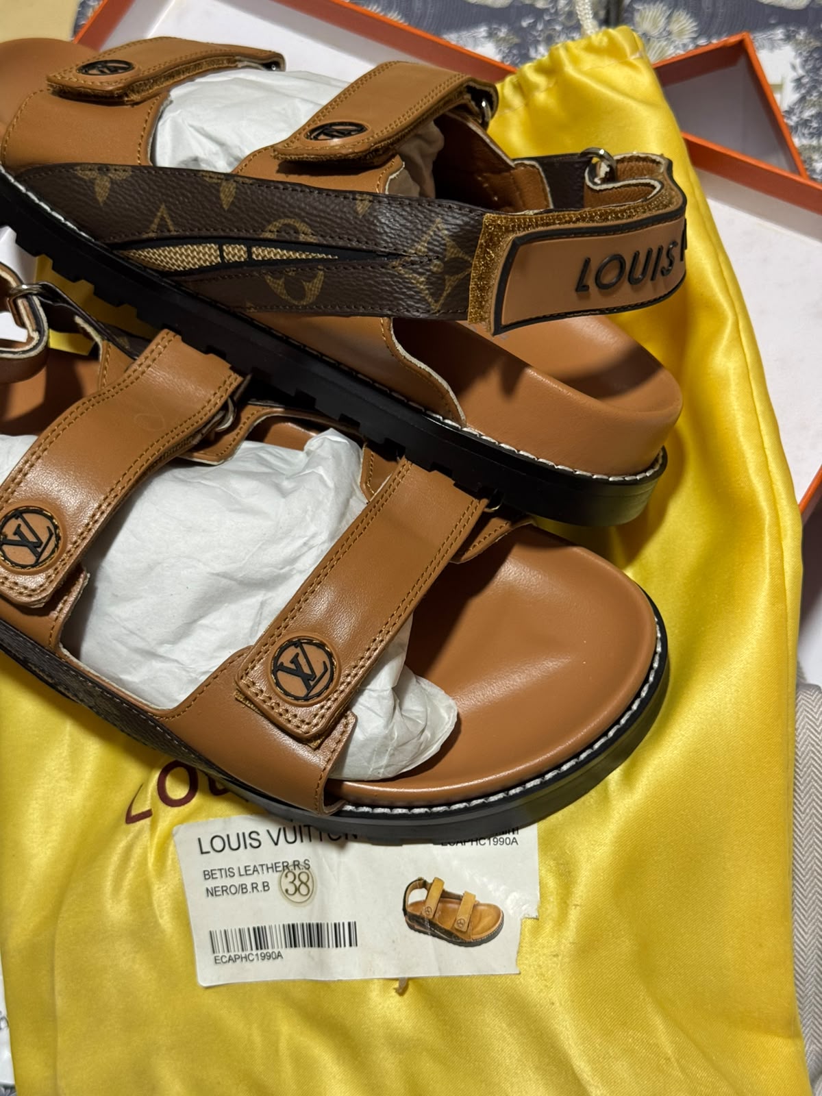 Sandale Louis Vuitton en Vrai Cuir