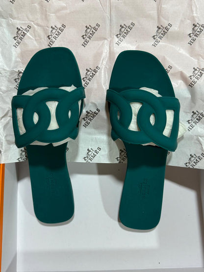 Sandale Hermès Oran Chaine en Couleurs