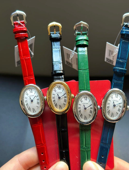 Montre Cartier Baignoire A Bracelet Cuir