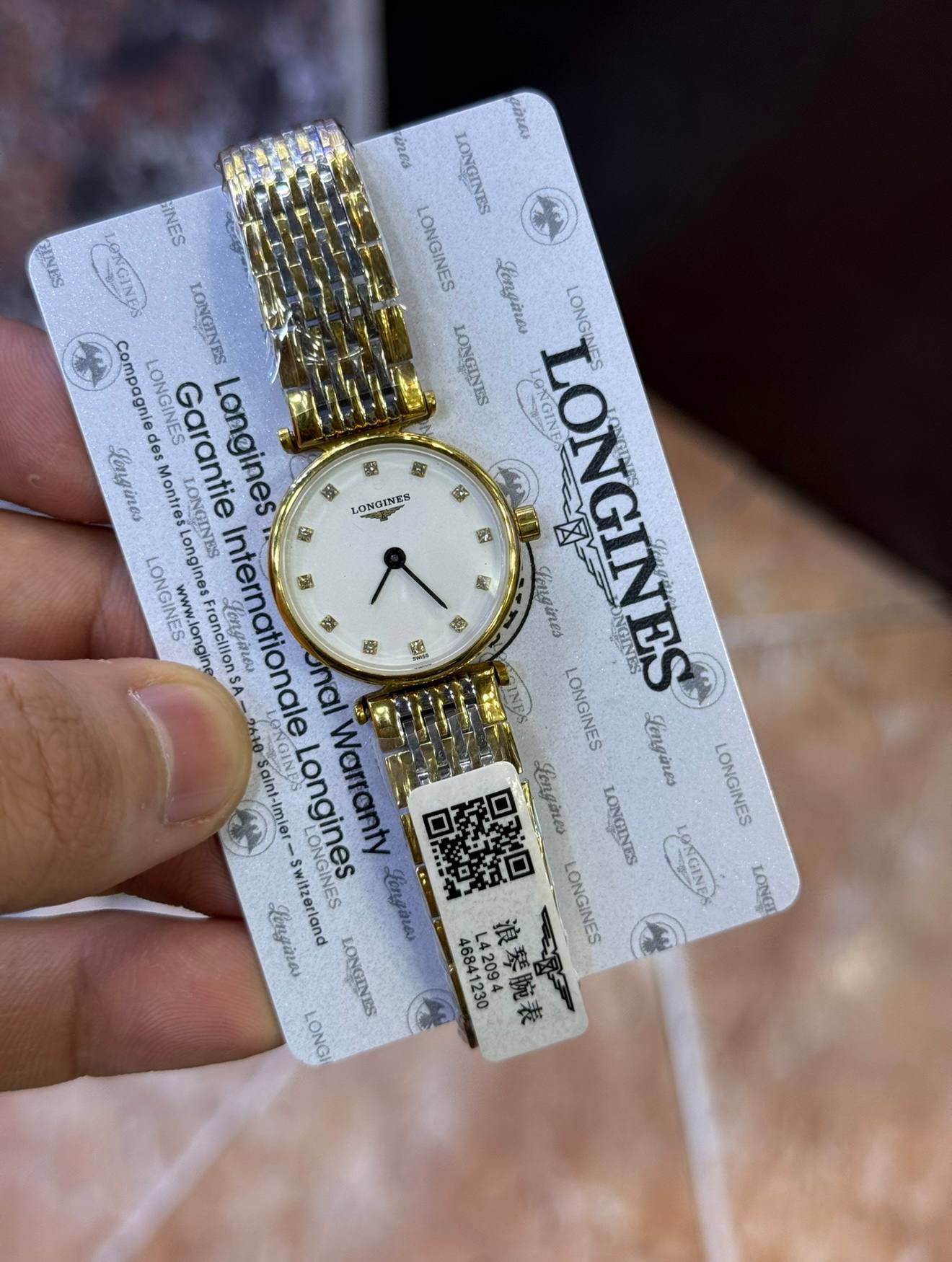 Montre Longines Extra plate avec boite