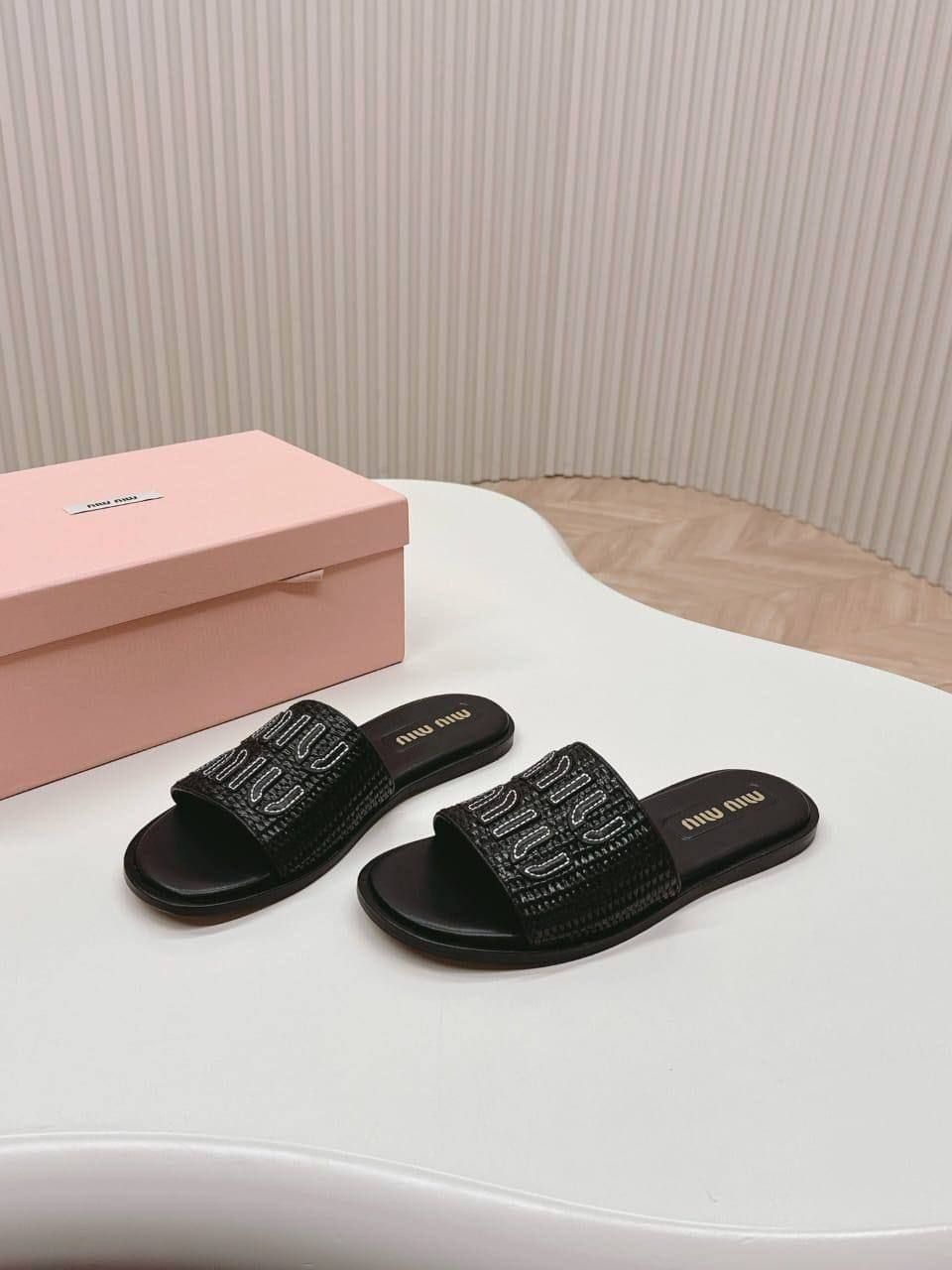 Sandale Miu Miu en Vrai Cuir