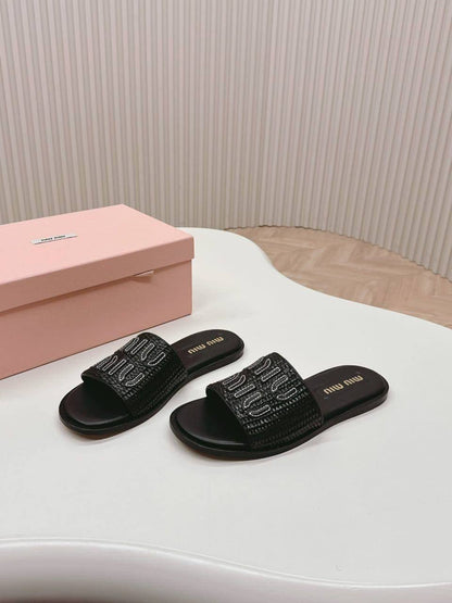 Sandale Miu Miu en Vrai Cuir