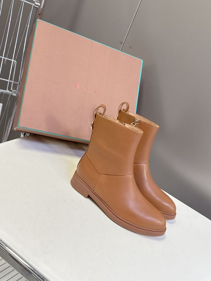 Bottine Loro Piana en Vrai Cuir