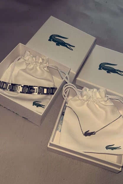 Duo Bracelets Love Lacoste Inoxydable