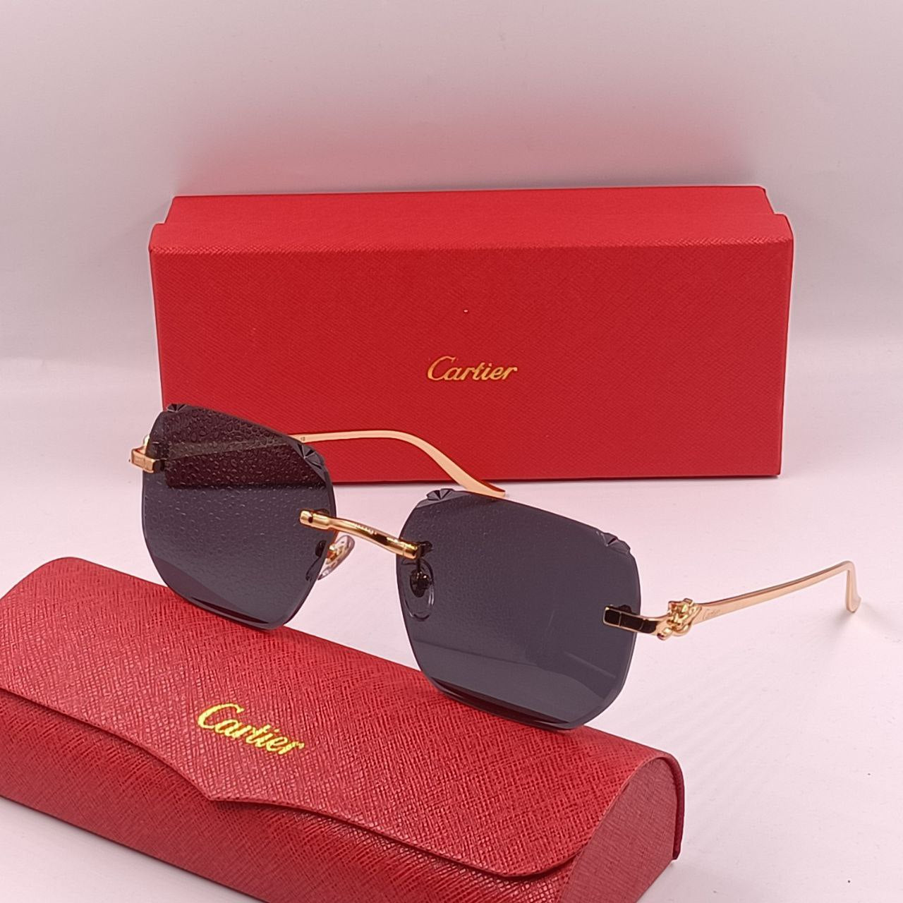 Lunette Solaire Cartier avec Boite CR4584
