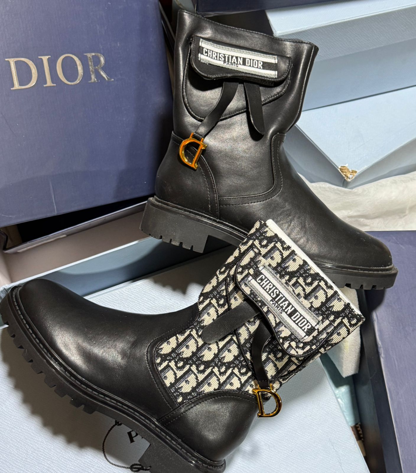 Bottine en Cuir Christian Dior