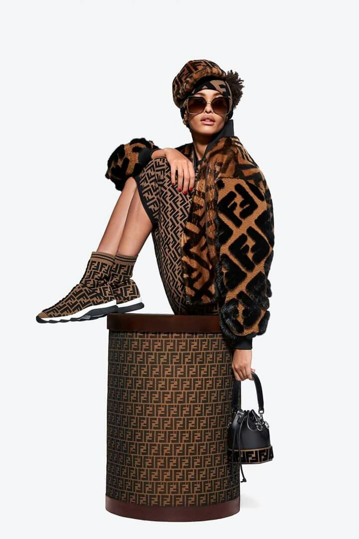 Bottine Chaussette Fendi