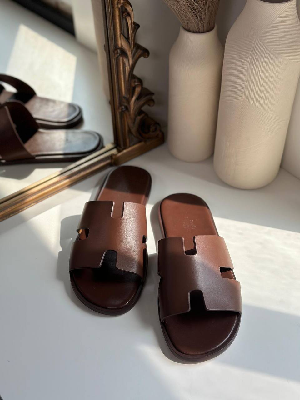 Sandales Hermès Izmir en Cuir
