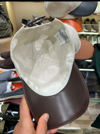 Casquette Hermès en Cuir Couleurs