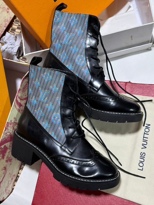 Bottine Louis Vuitton A Lacets