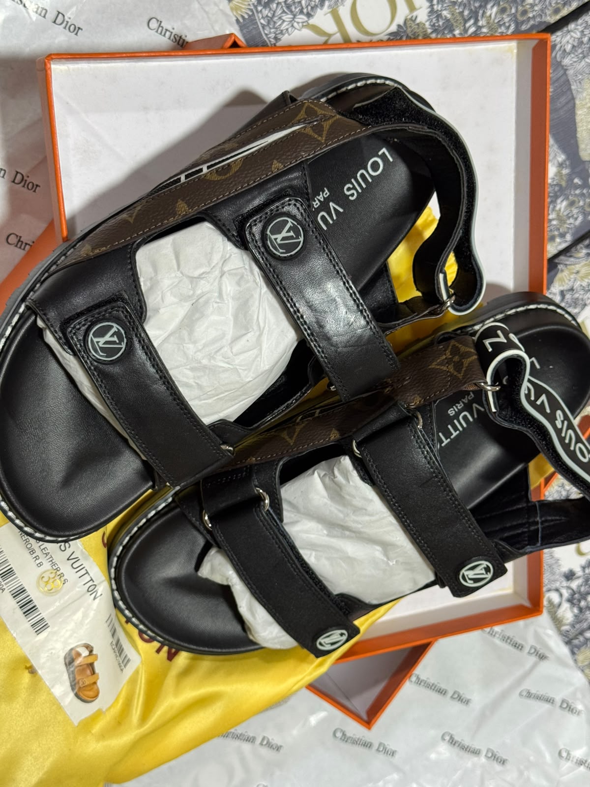 Sandale Louis Vuitton en Vrai Cuir