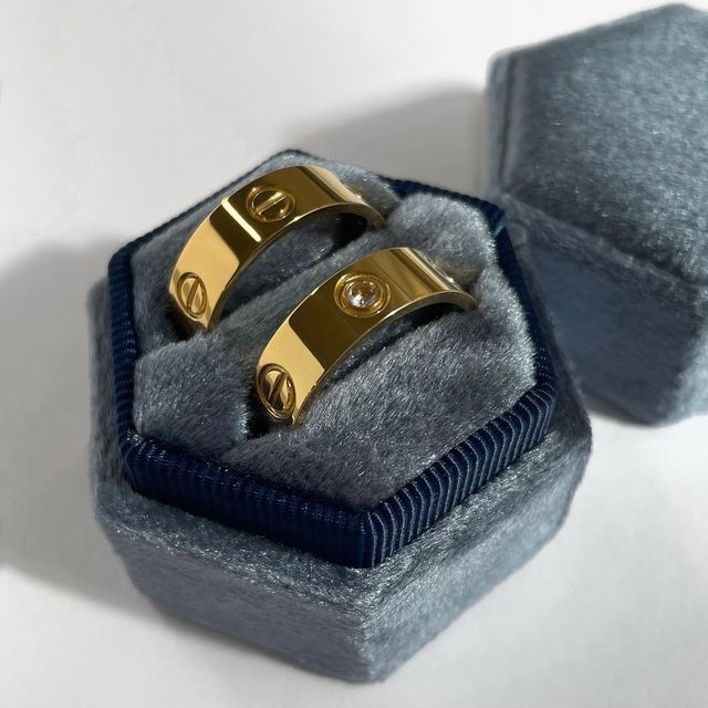 Bague Cartier Love En Acier Inoxydable