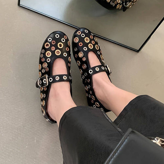 Ballerine Alaïa en Vrai Cuir