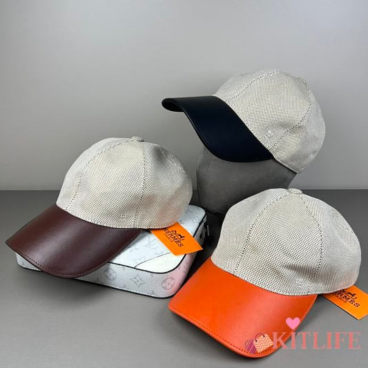 Casquette Hermès en Cuir Couleurs