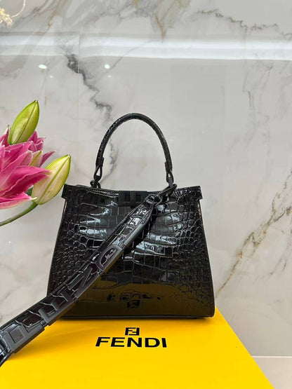 Sac de Luxe Fendi Croco En Couleurs