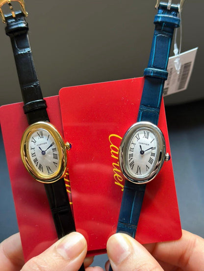 Montre Cartier Baignoire A Bracelet Cuir