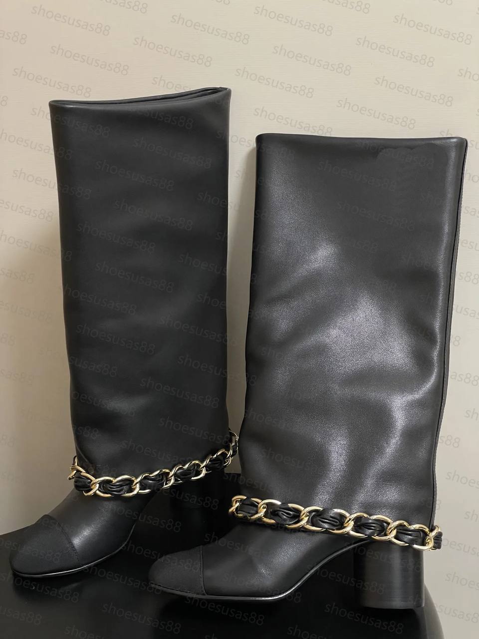 Botte en Vrai Cuir Chanel